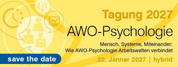 Save the Date Tagung "AWO-Psychologie"